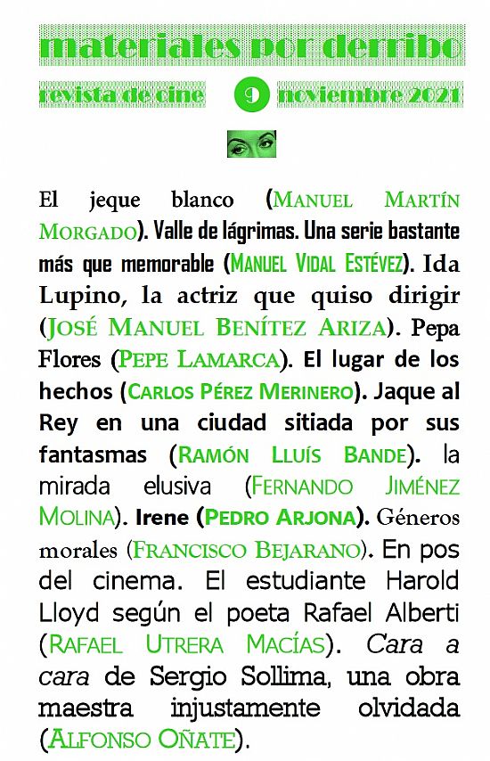 Materiales por mderribo 9 Revista de Cine